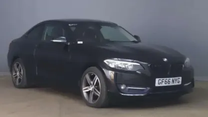 Used BMW 218 Sport Line 150 HP (110 kW) 2016 Black Coupe