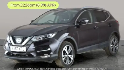 Black Used 2017 Nissan Qashqai N-Connecta SUV | £9,578 (Fair price)