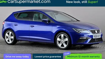 Used Seat Leon FR 131 HP (96 kW) 2019 Blue Hatchback