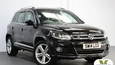Black Used 2014 VW Tiguan R-line SUV | £9,995 (Fair price)