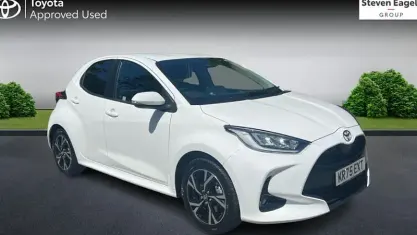 Used Toyota Yaris Design 116 HP (85 kW) 2025 White Hatchback