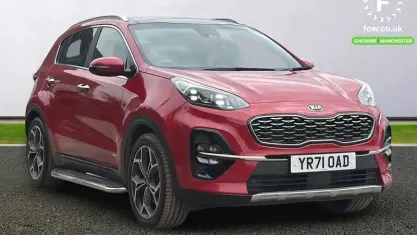 Used Kia Sportage GT-Line S 136 HP (100 kW) 2021 Red SUV