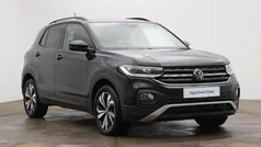 Deep black pearlescent Used 2023 VW T-Cross Black Edition SUV | £20,423 (Fair price)