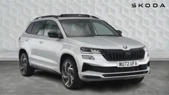 Brilliant silver metallic Used 2022 Skoda Karoq SportLine SUV | £23,250 (Fair price)