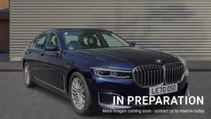 Tanzanite blue ii metallic Used 2021 BMW 740 Comfort Edition Sedan | £33,991 (Fair price)