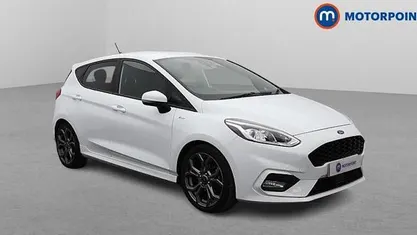 White Used 2020 Ford Fiesta ST-Line Hatchback | £11,649 (Fair price)