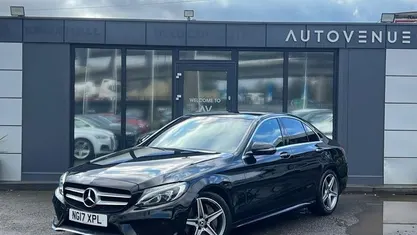 Used Mercedes C250 AMG Line Premium Plus 204 HP (150 kW) 2017 Black Sedan