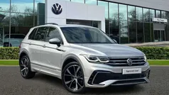 Reflex silver Used 2021 VW Tiguan R-line SUV | £26,294 (Fair price)
