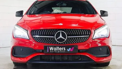 Used Mercedes CLA200 AMG line 136 HP (100 kW) 2016 Red Sedan