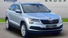 Brilliant silver metallic Used 2021 Skoda Karoq SE L SUV | £16,360 (Fair price)