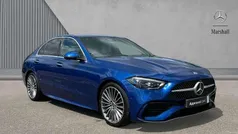 Blue Used 2024 Mercedes C300e AMG Line Premium Sedan | £34,980 (Fair price)