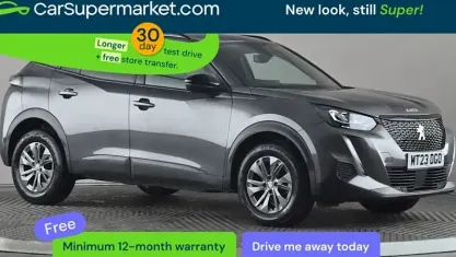 Begagnad Peugeot 2008 Active+ 101 HK (74 kW) 2023 Grå SUV