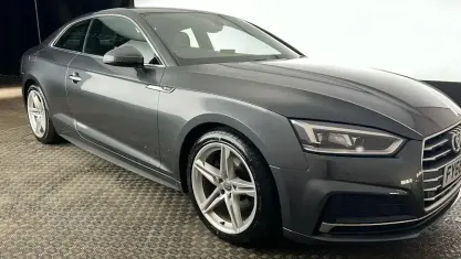 Used Audi A5 S-Line 190 HP (139 kW) 2018 Grey Coupe