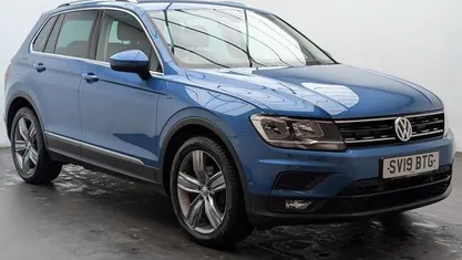 Blue Used 2019 VW Tiguan Match SUV | £13,450 (Good price)
