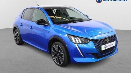 Second-hand Peugeot e-208 GTi 100 kW (136 CP) 2022 Albastru Hatchback