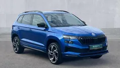 Race blue Used 2024 Skoda Karoq SportLine SUV | £25,160 (Fair price)