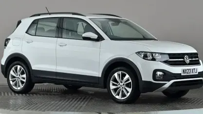 Used VW T-Cross SE 95 HP (69 kW) 2023 White SUV
