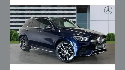 Used Mercedes GLE400 AMG line 330 HP (242 kW) 2021 Blue SUV