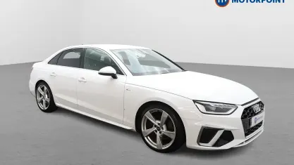 Used Audi A4 S-Line 150 HP (110 kW) 2021 White Sedan
