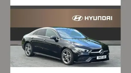 Used Mercedes CLA180 AMG Line Premium 136 HP (100 kW) 2021 Black Sedan