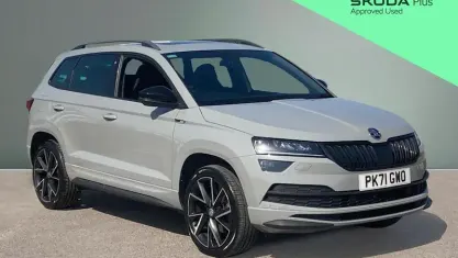 Used Skoda Karoq SportLine 190 HP (139 kW) 2021 Grey SUV