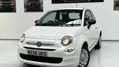 Used Fiat 500 Pop 69 HP (50 kW) 2016 White Hatchback
