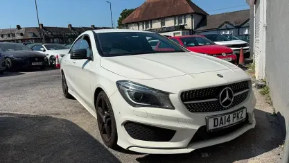 Used Mercedes CLA220 AMG 170 HP (125 kW) 2014 White Coupe