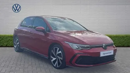 Used VW Golf VII R-line 150 HP (110 kW) 2021 Red Hatchback