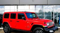 Silver New 2025 Jeep Wrangler Sahara SUV | £52,998 (Fair price)