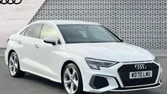 White Used 2021 Audi A3 S-Line Sedan | £23,000 (Fair price)