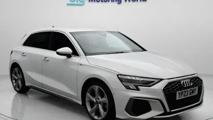 Used Audi A3 Sportback S-Line 150 HP (110 kW) 2023 White Hatchback