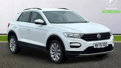 White Used 2021 VW T-Roc SE SUV | £14,799 (Good price)