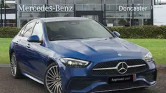 Blue Used 2024 Mercedes C300e AMG Line Premium Sedan | £35,745 (Fair price)