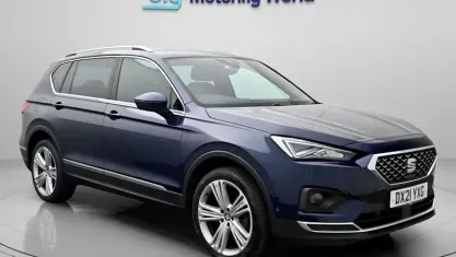 Used Seat Tarraco XCELLENCE Lux 150 HP (110 kW) 2021 Blue SUV