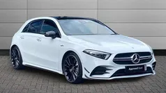 White Used 2022 Mercedes A35 AMG Premium Plus Hatchback | £30,195 (Fair price)
