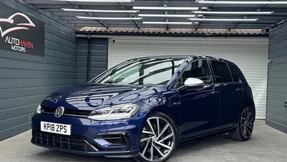 Used VW Golf VII R 310 HP (228 kW) 2018 Blue Hatchback