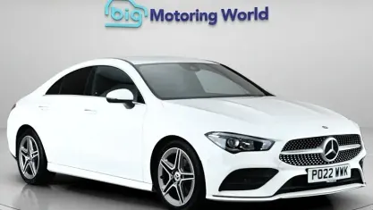 Used Mercedes CLA180 AMG line 136 HP (100 kW) 2022 White Sedan