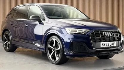 Used Audi Q7 Black Edition 286 HP (210 kW) 2023 Blue SUV