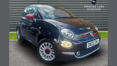 Black Used 2022 Fiat 500 Red Hatchback | £11,201 (Fair price)