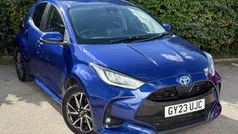Blue Used 2023 Toyota Yaris Hybrid Design Hatchback | £17,699 (Fair price)