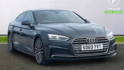 Used Audi A5 Sportback S-Line 190 HP (139 kW) 2019 Grey Hatchback