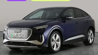 Used Audi Q4 Sportback e-tron S-Line 210 kW (286 HP) 2025 Blue SUV