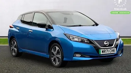 Blue Used 2021 Nissan Leaf Pack Hatchback | £10,899 (Fair price)
