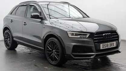 Grey Used 2018 Audi Q3 Black Edition SUV | £15,850 (Good price)