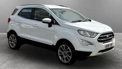 Used Ford Ecosport Titanium 125 HP (91 kW) 2018 White SUV