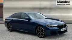 Blue Used 2021 BMW 520 M Sport Sedan | £27,452 (Fair price)