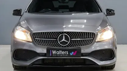 Used Mercedes A200 AMG line 156 HP (114 kW) 2017 Grey Hatchback