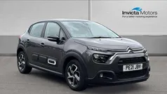 Platinum grey metallic Used 2021 Citroën C3 PureTech Hatchback | £9,000 (Fair price)