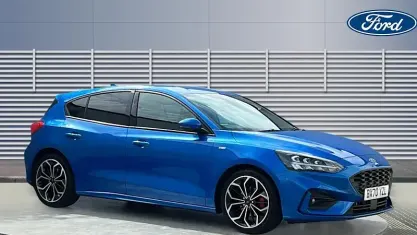 Used Ford Focus ST-Line X 125 HP (91 kW) 2020 Blue Hatchback