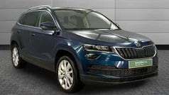 Petrol blue metallic Used 2021 Skoda Karoq SE L SUV | £17,250 (Good price)